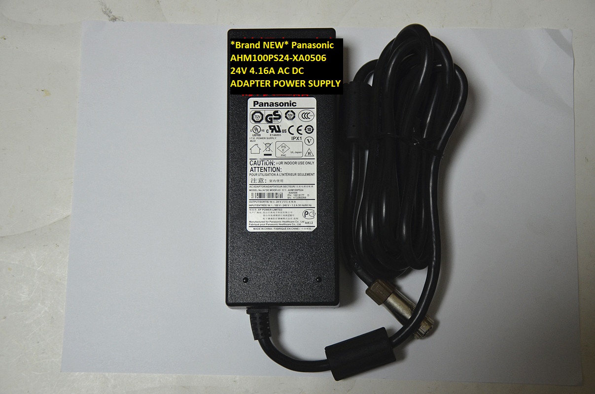 *Brand NEW* AHM100PS24-XA0506 Panasonic 24V 4.16A AC100-240V AC DC ADAPTER POWER SUPPLY